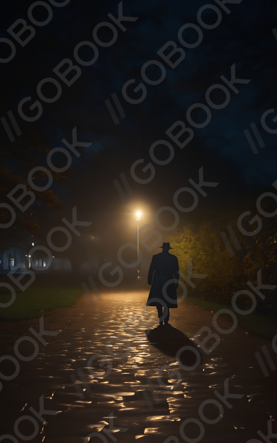 霧夜散步