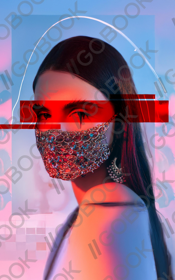 未來感鏈條面具